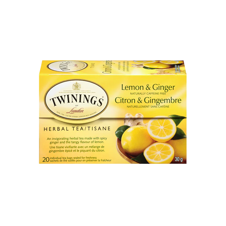 Twinings Lemon & Ginger Tea - 20ct