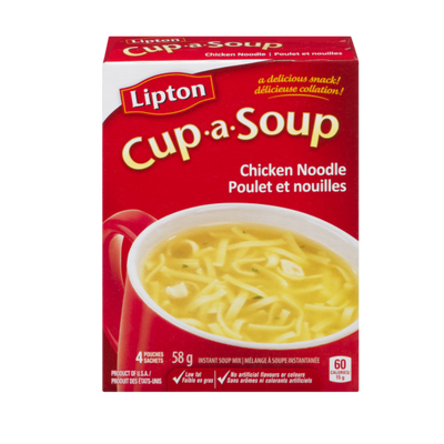 Lipton Cup-A-Soup Chicken Noodle Soup 58g - Case of 12