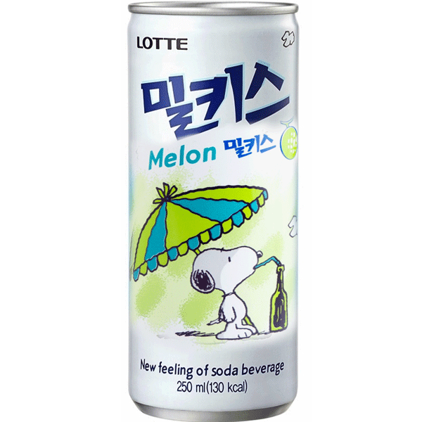 Lotte Milkis Melon 250ml - (6 Pack) - Korea