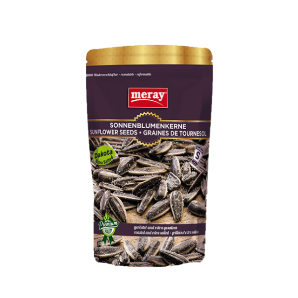 Meray Sunflower Seeds Roasted & Extra Salted 125g - Case of 10