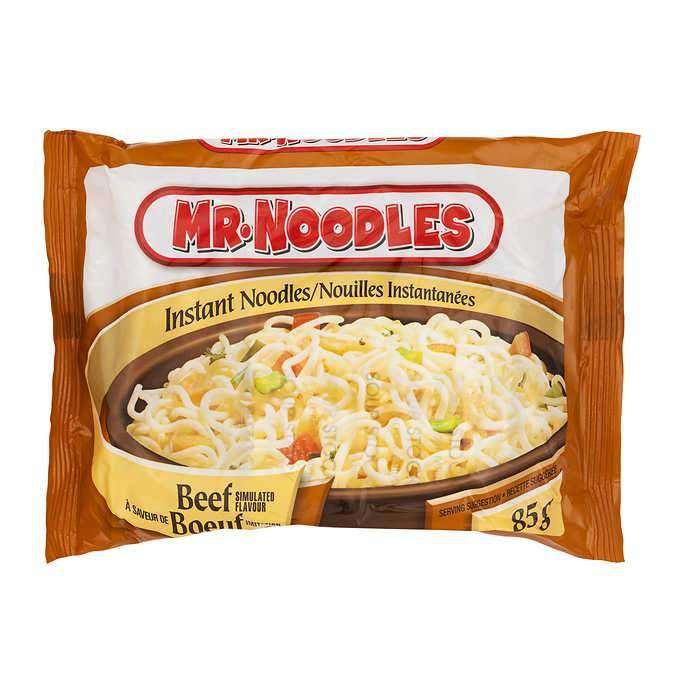 Mr. Noodles Instant Noodles Beef Simulated Flavor 85g (24 pack ...