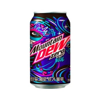 Mountain Dew Zero Sugar Blue 355ml - Case of 24 (Korea)