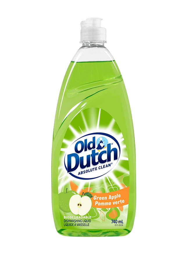 Old Dutch Green Apple Dishwashing Liquid 740Ml