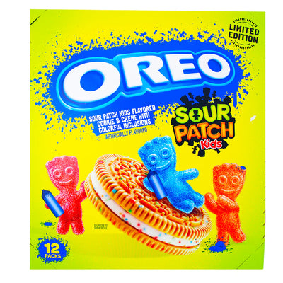 Oreo Sour Patch Kids Cookies Box 58g - 12 Packs