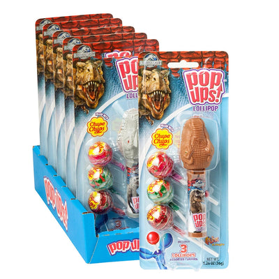 Pop Ups Lollipop Jurassic World - 12ct