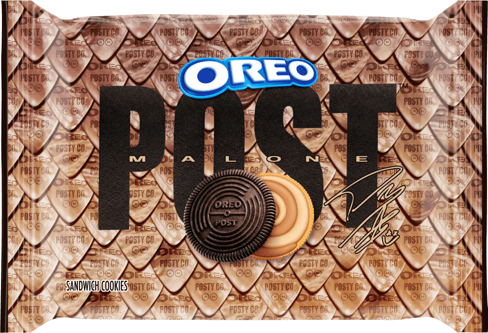 Oreo Post Malone Salted Caramel Cookies 303g  - Case of 12