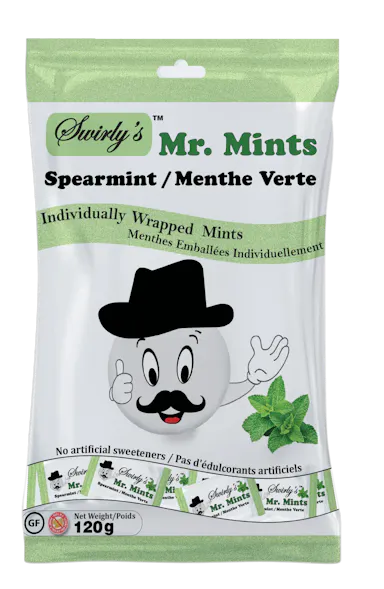 Swirly's Mr. Mints Spearmint Peg Bag (Case of 12)