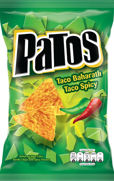 Patos Taco Spicy 167g - Case of 15 (Turkey)