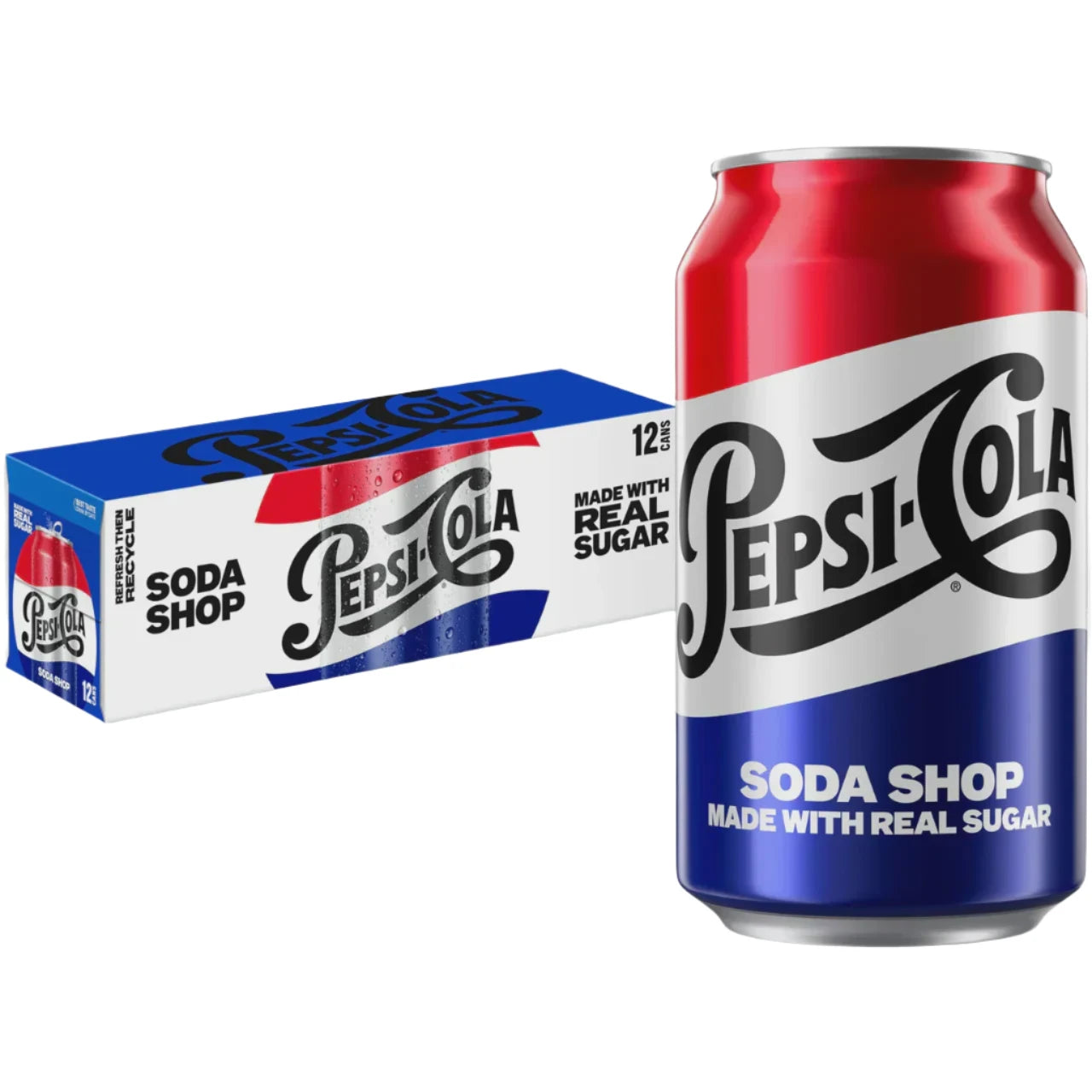 Pepsi Cola Real Sugar - 12 Pack