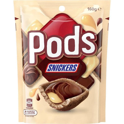 Snickers Pods 160g - Case of 15 - Australia