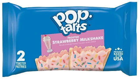 Pop Tarts Frosted Strawberry Milkshake 576g - Box of 6 Units