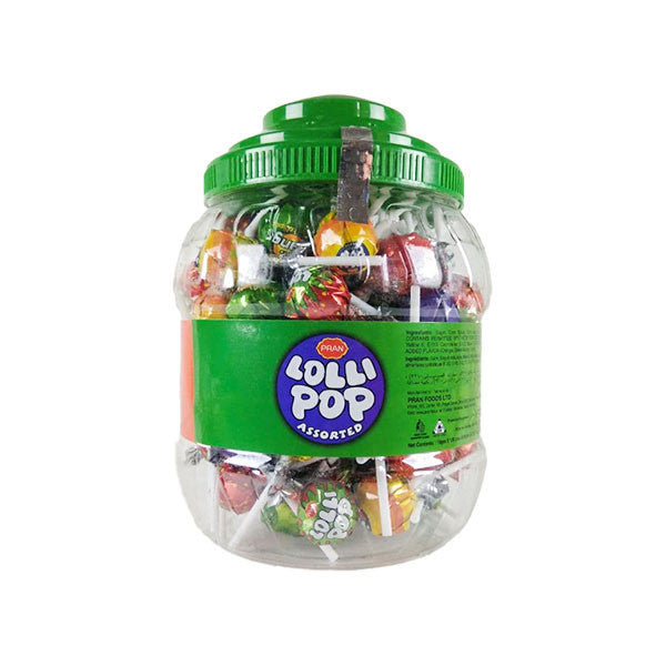 Pran Lollipops Assorted - 100ct