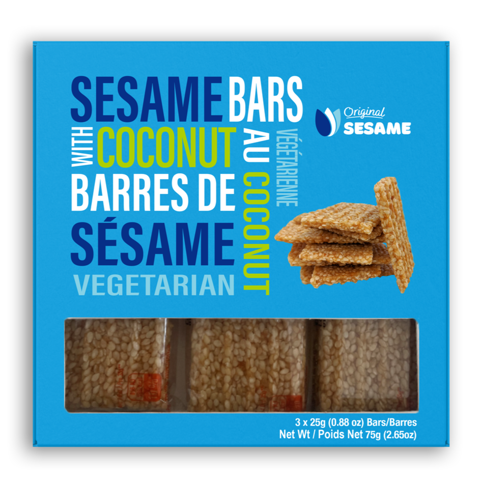 Sesame Bars with Coconut 75g - 15ct