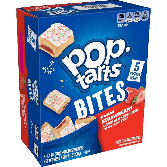 Pop Tarts Bites Frosted Strawberry 40g - 5ct