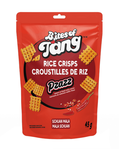 Pzazz Rice Crisps Sichuan Mala 45g - 12 Pack
