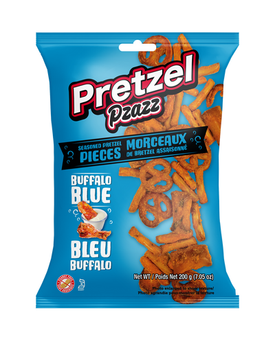 Pretzel Pzazz Buffalo Blue Cheese 200g - 12 Pack