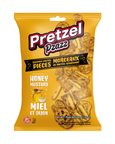 Pretzel Pzazz Honey Mustard 200g - 12 Pack