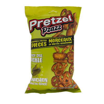 Pretzel Pzazz Spicy Dill Pickle 200g - 12 Pack