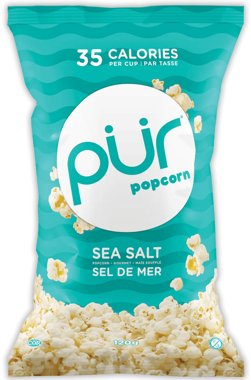 Pur Sea Salt Popcorn 120g - Case of 6