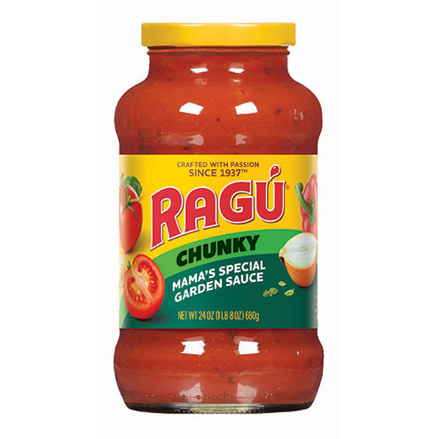 Ragu Chunky Mama’s Special Garden Sauce 680g - Case of 12