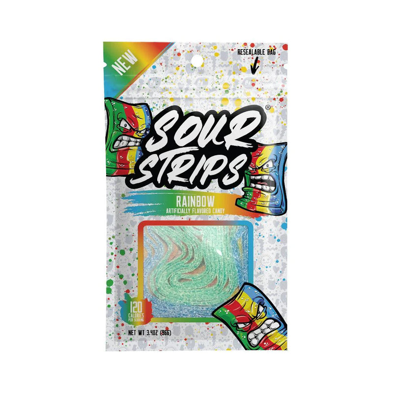 Sour Strips Rainbow Peg Bag (Case of 12)