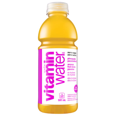 Glaceau Vitamin Water Pineapple Passionfruit Zero Sugar 591ml - 12 pack