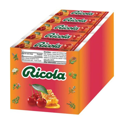 Ricola Cherry Honey Cough Drops - 20ct