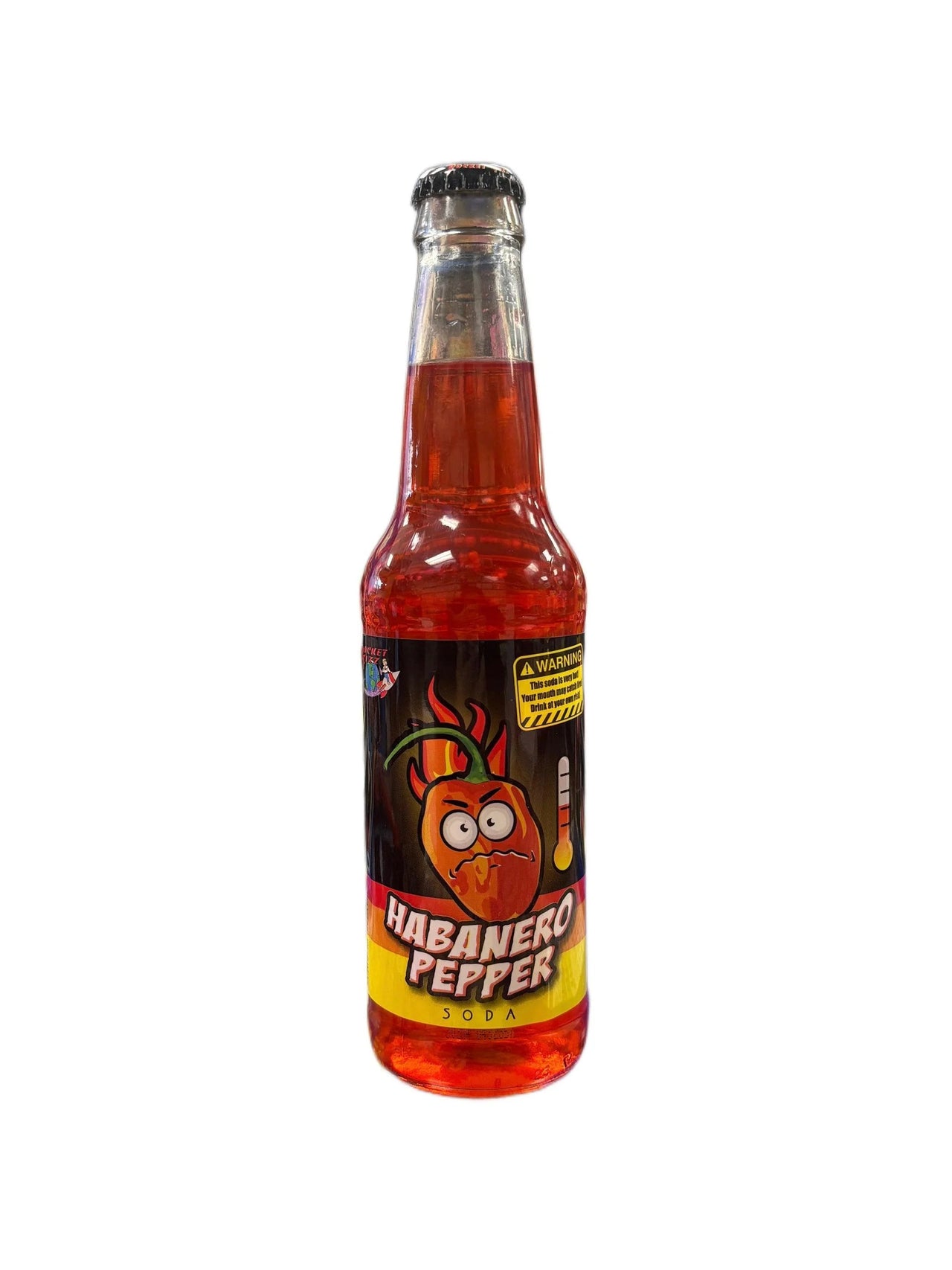 Rocket Fizz Habanero Pepper Soda Glass 355ml - Case of 24