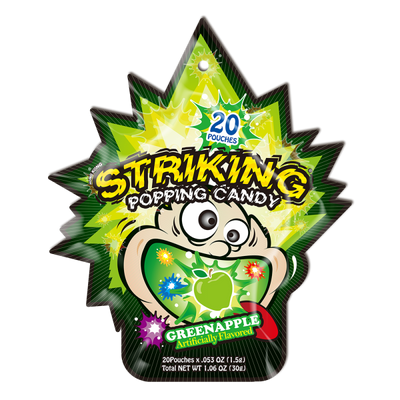 Striking Popping Candy Green Apple 30g (China)