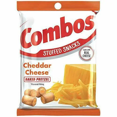 Combos Cheddar Cheese Baked Pretzel (Case of 12)