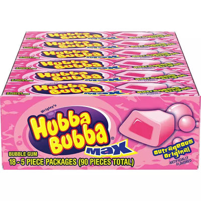 Wrigley's Hubba Bubba Max Outrageous Original - 18ct