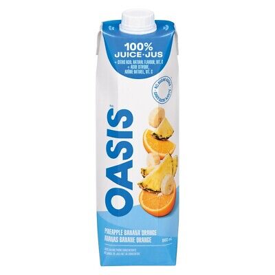 Oasis Pineapple Banana Orange 960ml (12 pack)