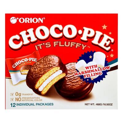 Orion Choco Pie with Marshmallow Filling - 12ct