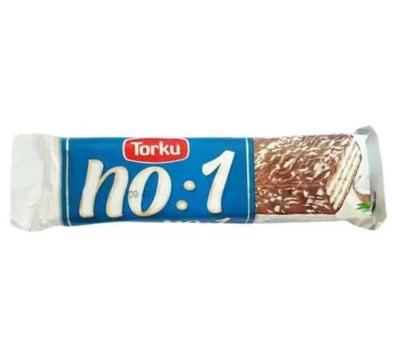 Torku No: 1 Milk Chocolate with Coconut Cream Wafers - 24ct