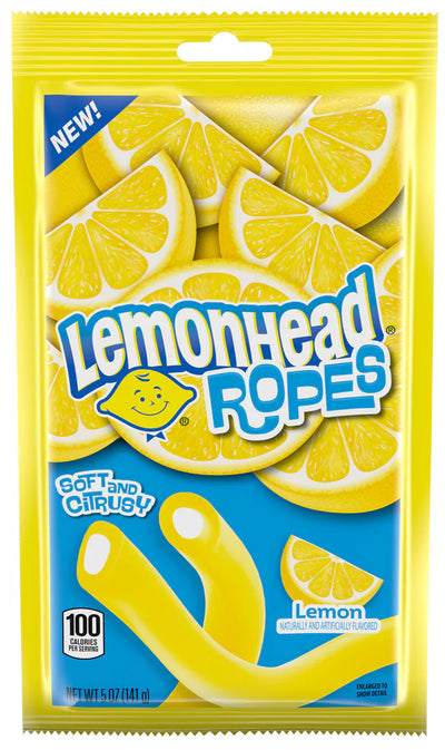 Lemonhead Ropes Lemon - Case of 12