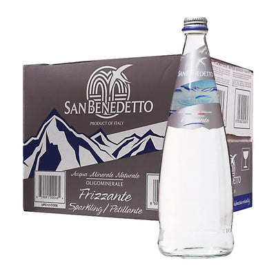 San Benedetto Sparkling Water Glass 750ml (12 Pack)