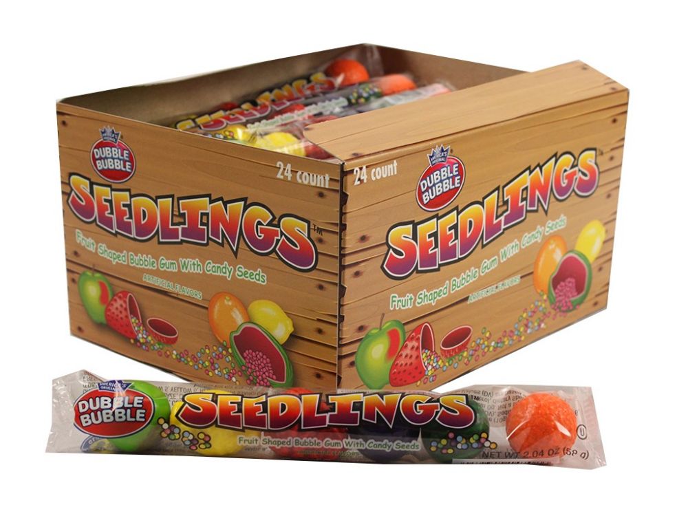 Dubble Bubble Seedlings Gumballs - 24ct