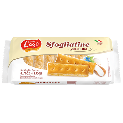 Lago Sfogliatine Zuccherate Wafer 135g - Europe