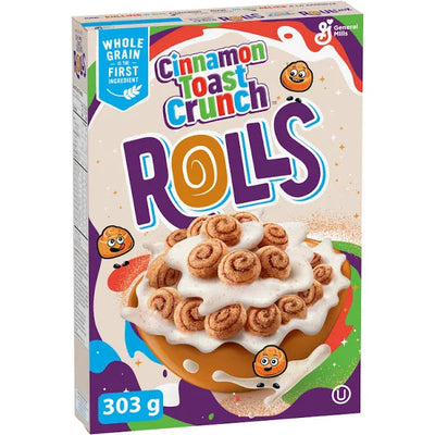 GM Cinnamon Toast Crunch Rolls Cereal Family Size - (473g)