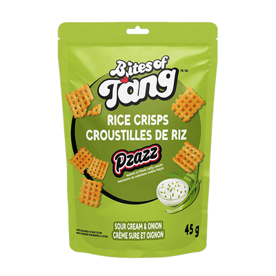 Pzazz Rice Crisps Sour Cream & Onion 45g - 12 Pack