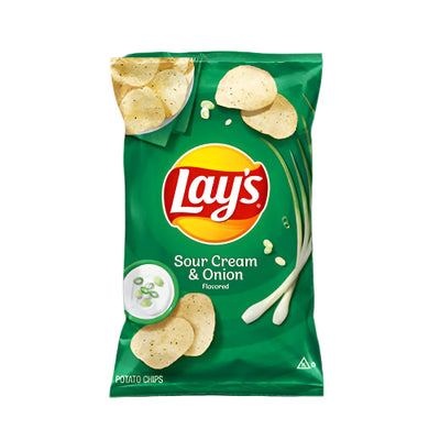 Lay's Sour Cream & Onion Family Size 220g - Case of 12