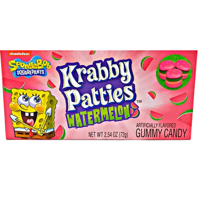 SpongeBob SquarePants - Krabby Patties Watermelon Candy Theater Box - Case of 12