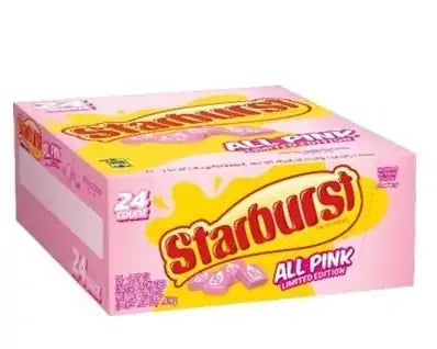 Starburst All Pink Fruit Chews 58.7g - 24ct