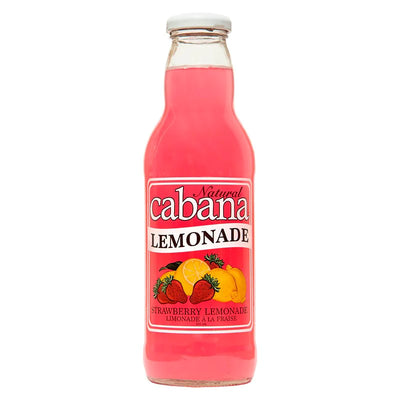 Cabana Natural Strawberry Lemonade 591ml - Case of 12