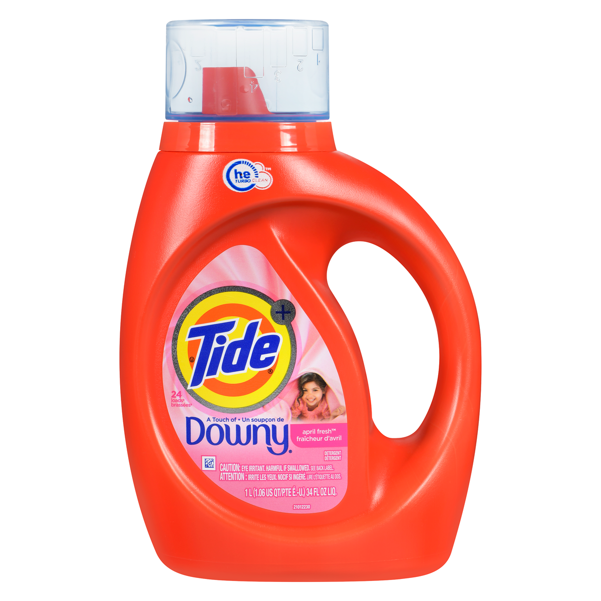 Tide+ Downy Detergent 24 Loads 1Lt - Case of 4