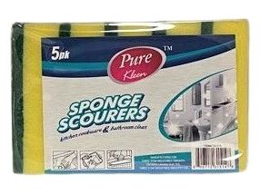 Pure Kleen Nylon Dish Sponge 5Pk