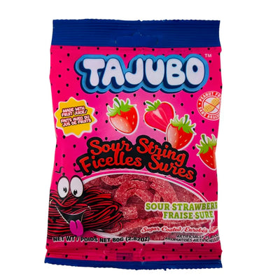 Tajubo Sour String Strawberry - Case of 12