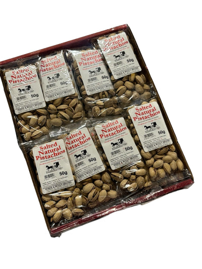 H&B Salted Natural Pistachios - 24ct