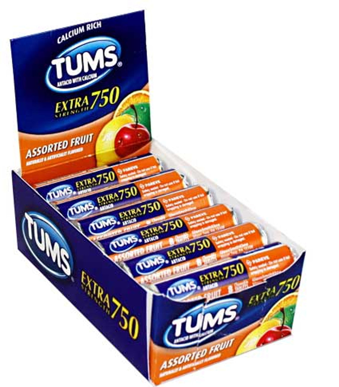 Tums Extra Strength Assorted Fruit Antacids - 12ct