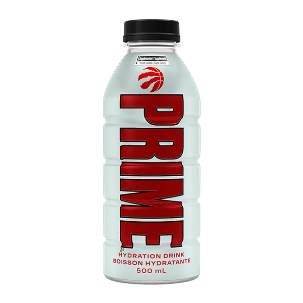 Prime Hydration White Toronto Raptors (Limited) - Case of 12